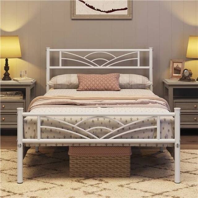 Kelvenix 3ft Single Bed Frame white - image 1