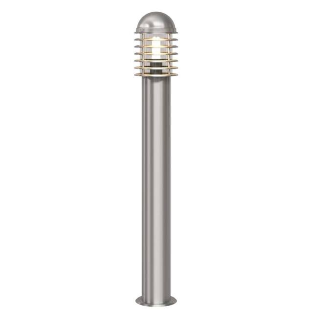 Berkfield Home Outdoor Post Lamp Standing Stainless Steel in Silver - image 1