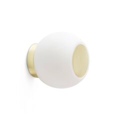 Netlighting Moy Bathroom LED Globe Ceiling Wall Lamp Gold 4W 3000K IP44