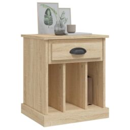 Berkfield Home Bedside Cabinets 2 pcs Sonoma Oak 43x36x50 cm in Brown - Size: 43 x 36 x 50 cm - thumbnail 4