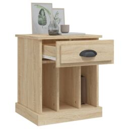 Berkfield Home Bedside Cabinets 2 pcs Sonoma Oak 43x36x50 cm in Brown - Size: 43 x 36 x 50 cm - thumbnail 5