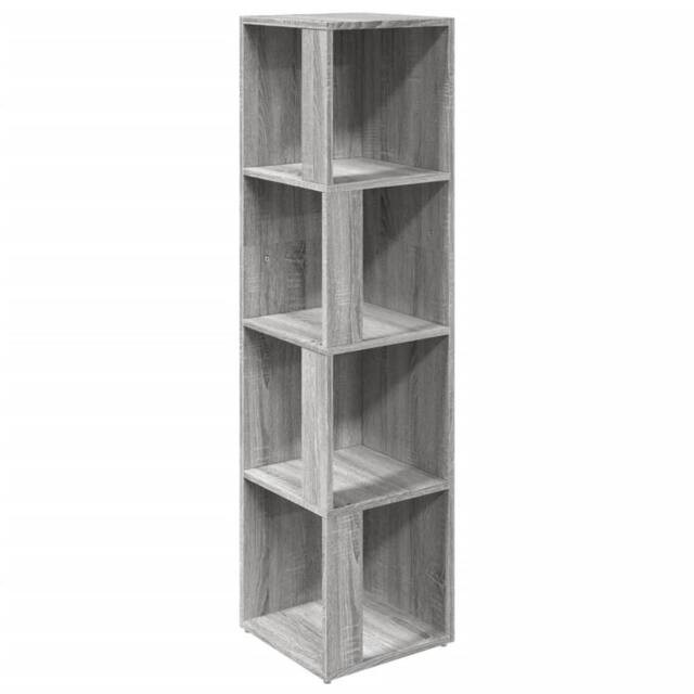 Berkfield Home Corner Cabinet Grey Sonoma 33x33x132 cm Engineered Wood - Size: 33 x 33 x 132 cm - image 1