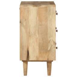 Berkfield Home Drawer Cabinet 70x35x70 cm Solid Wood Mango in Brown - Size: 70 x 35 x 70 cm - thumbnail 4
