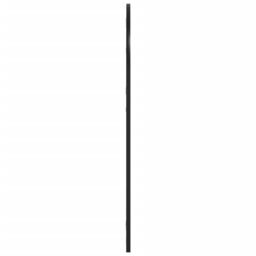 Berkfield Home Wall Mirror Black 60x90 cm Arch Iron - thumbnail 4