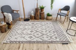 RugsX Berber Rug in Yellow - Size: 140 cm x 190 cm - thumbnail 5