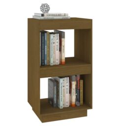 Berkfield Home Book Cabine Honey Brown 40x35x71 cm Solid Pinewood - Size: 40 x 35 x 71 cm - thumbnail 4