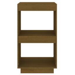 Berkfield Home Book Cabine Honey Brown 40x35x71 cm Solid Pinewood - Size: 40 x 35 x 71 cm - thumbnail 5