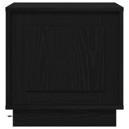 Berkfield Home Bedside Cabinets with LED Lights 2 pcs Black Oak 44x34, 5x45 cm - thumbnail 7