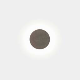 Netlighting Moal Double Outdoor LED Recessed Ground Light Cement IP65 8.2W 3000K in Brown