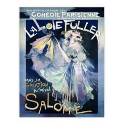 "Artery8 Salome Ballet Vintage Advert Vintage Wall Art Print de Feure in Blue - Size: W12"" x H16""" - thumbnail 1