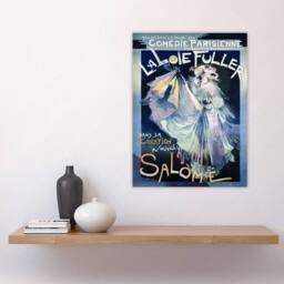 "Artery8 Salome Ballet Vintage Advert Vintage Wall Art Print de Feure in Blue - Size: W12"" x H16""" - thumbnail 4