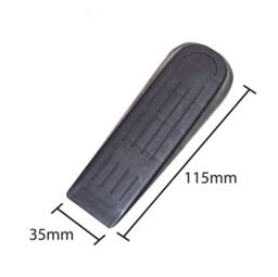 St Helens Black Plastic Door Stops Pack Of 5 - thumbnail 2