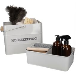 Living Nostalgia French Grey Housekeeping Tin - thumbnail 6