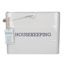 Living Nostalgia French Grey Housekeeping Tin - thumbnail 4