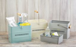 Living Nostalgia French Grey Housekeeping Tin - thumbnail 3