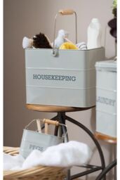 Living Nostalgia French Grey Housekeeping Tin - thumbnail 2
