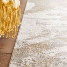 The Rug Shop UK Grey Modern Abstract Easy to Clean Ivory Area Rug - Size: 240 cm x 320 cm - thumbnail 8