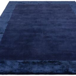 The Rug Shop UK Blue Handmade Border Modern Plain Easy To Clean Navy Area Rug - Size: 200 cm x 290 cm - thumbnail 3