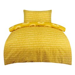 Smart Living Luxury Super Soft Lion Reversible Duvet Set & Pillowcases in Gold - Size: Single - thumbnail 4