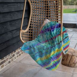 Benjamin Tate Design Branches Blanket in Natural - Size: 120 cm x 150 cm - thumbnail 4