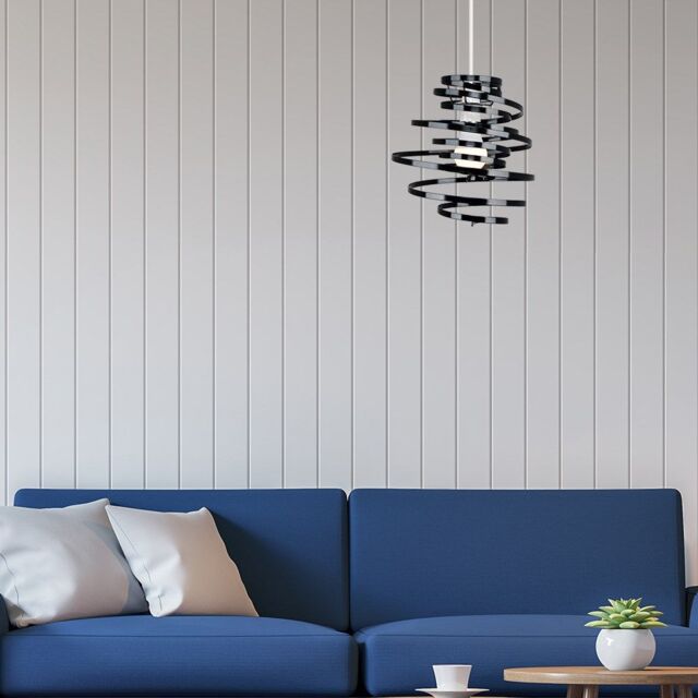 ValueLights Bensson Black Ceiling Pendant Shade - image 1