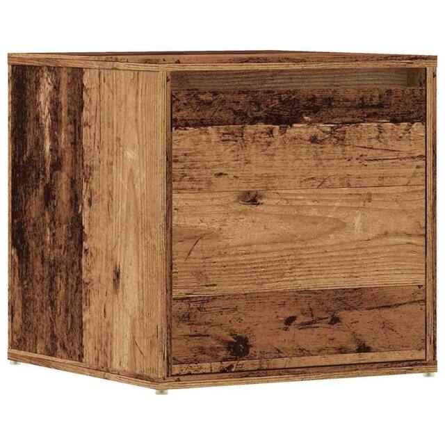 Berkfield Home Box Drawer Old Wood 40.5x40x40 cm Engineered Wood in Brown - image 1