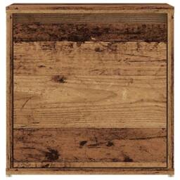 Berkfield Home Box Drawer Old Wood 40.5x40x40 cm Engineered Wood in Brown - thumbnail 4