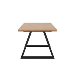 Wyld Haus Balbriggan Natural Black Rectangular Dining Table L180cm - thumbnail 3