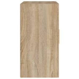Berkfield Home Wall Cabinet Sonoma Oak 60x30x60 cm Engineered Wood in Brown - Size: 60 x 30 x 60 cm - thumbnail 6