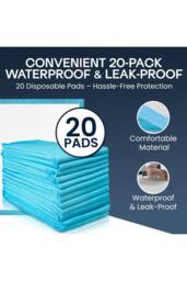 Tanness Disposable Incontinence Bed Pads with Waterproof Protection Pack of 50 - thumbnail 6