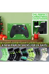 Xbox Advent Calendar Socks UK 2.5-6 Christmas Gift - thumbnail 3