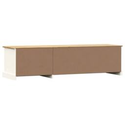 Berkfield Home TV Cabinet VIGO White 156x40x40 cm Solid Wood Pine - Size: 156 x 40 x 40 cm - thumbnail 7