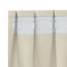 Berkfield Home Blackout Curtains with Top Tape 2 pcs Cream Velvet - thumbnail 4
