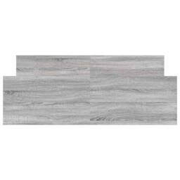 Berkfield Home Durable Bed Frame with Headboard & Footboard Grey Sonoma 120x19 - Size: Small Double - thumbnail 5