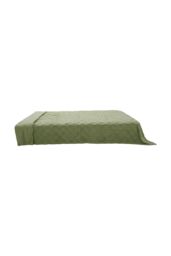 Living and Home Reversible Soft Checkered Throw Blanket in Green - Size: Small - thumbnail 5