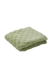 Living and Home Reversible Soft Checkered Throw Blanket in Green - Size: Small - thumbnail 6