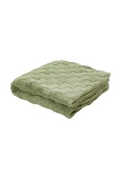 Living and Home Reversible Soft Checkered Throw Blanket in Green - Size: Small - thumbnail 7