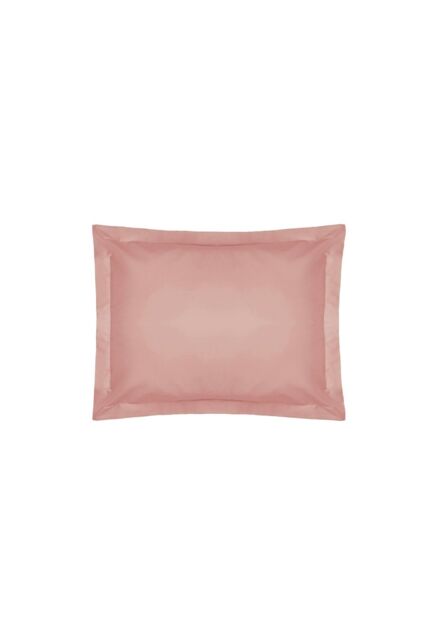 Belledorm Easy Care 200 Thread Count Cotton Polyester Percale Oxford Pillowcase in Dark Pink - image 1