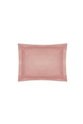 Belledorm Easy Care 200 Thread Count Cotton Polyester Percale Oxford Pillowcase in Dark Pink - thumbnail 1