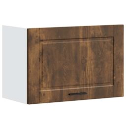 Berkfield Home Kitchen Wall Cabinet Porto Smoked Oak Engineered Wood in Brown - thumbnail 2