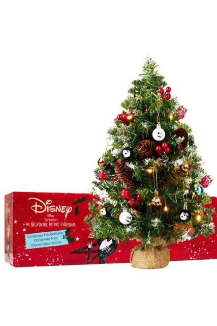 Disney The Nightmare Before Christmas Xmas Tree with Baubles Gift in Green - image 1