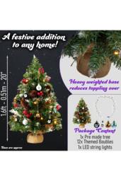 Disney The Nightmare Before Christmas Xmas Tree with Baubles Gift in Green - thumbnail 6
