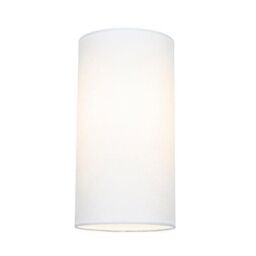 Happy Homewares Contemporary & Stylish Linen Fabric Lamp Shade in White - Size: 6 inches - thumbnail 2