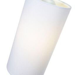 Happy Homewares Contemporary & Stylish Linen Fabric Lamp Shade in White - Size: 6 inches - thumbnail 3