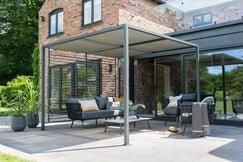 Norfolk Leisure Lifestyle 2.8x2.8m Sliding Roof Gazebo in Grey - thumbnail 2
