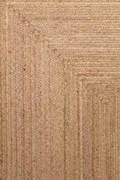 THE RUGS Sharmila Jute Rug Handwoven Reversible Natural Fibre Living Room in Camel - Size: 60 cm x 90 cm - thumbnail 4