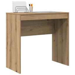 Berkfield Home Modern Writing Desk Artisan oak Engineered wood 80 x 40 x 76 cm in Brown