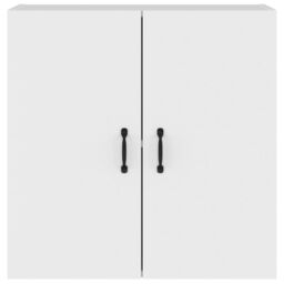 Berkfield Home Wall Cabinet White 60x31x60 cm Engineered Wood - Size: 60 x 31 x 60 cm - thumbnail 5