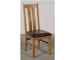 Thats Furniture Princeton Solid Oak Dining Chairs for Dining Room or Kitchen in Brown