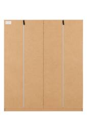 Seconique Denver 4 Door 2 Drawer Mirrored Wardrobe - WHITE GLOSS - thumbnail 5